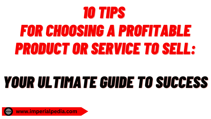 Profitable Product or Service to Sell
